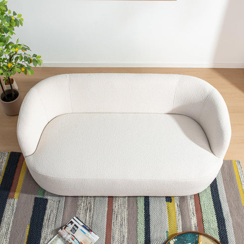 Ashlie Bouclé Loveseat | Love Seat Sofa | Kinwell Furniture | Most Comfortable Loveseats & Loveseats Furniture